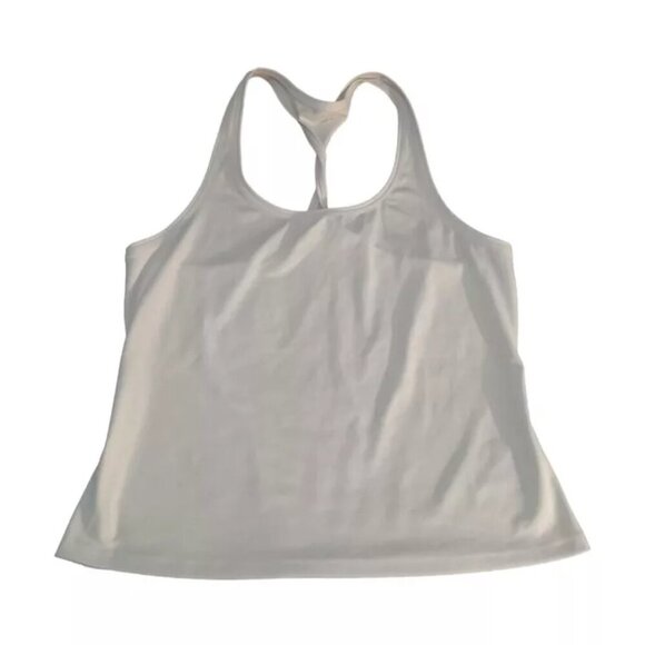 The North Face Women’s White Dune Sky Sport Tank Top Twisted Back Straps SMALL - Picture 5 of 5